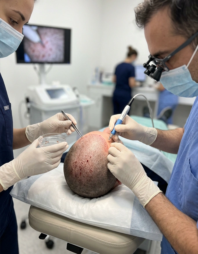 QHT Gurgaon, Doctor-Supervised FUE Hair Restoration